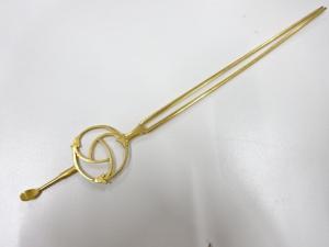 アンティーク　彫金　透かし　簪